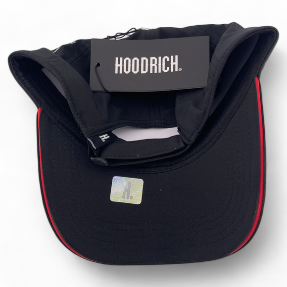Hoodrich OG Akira V5 Strapback Internal Zipper Pocket Black Adjustable Hat Cap - Picture 6 of 6